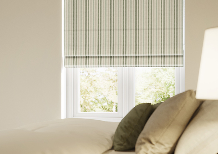 Emily Bond Cornish Stripe, Fern - Twist&Fit Roman Blind - Image 5